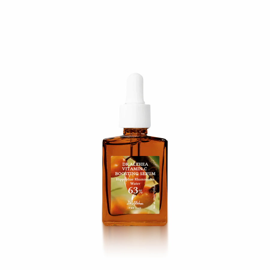 DR ALTHEA Vitamin C Boosting Serum 63% 30ml for brightening, evening skin tone, and reducing dark spots