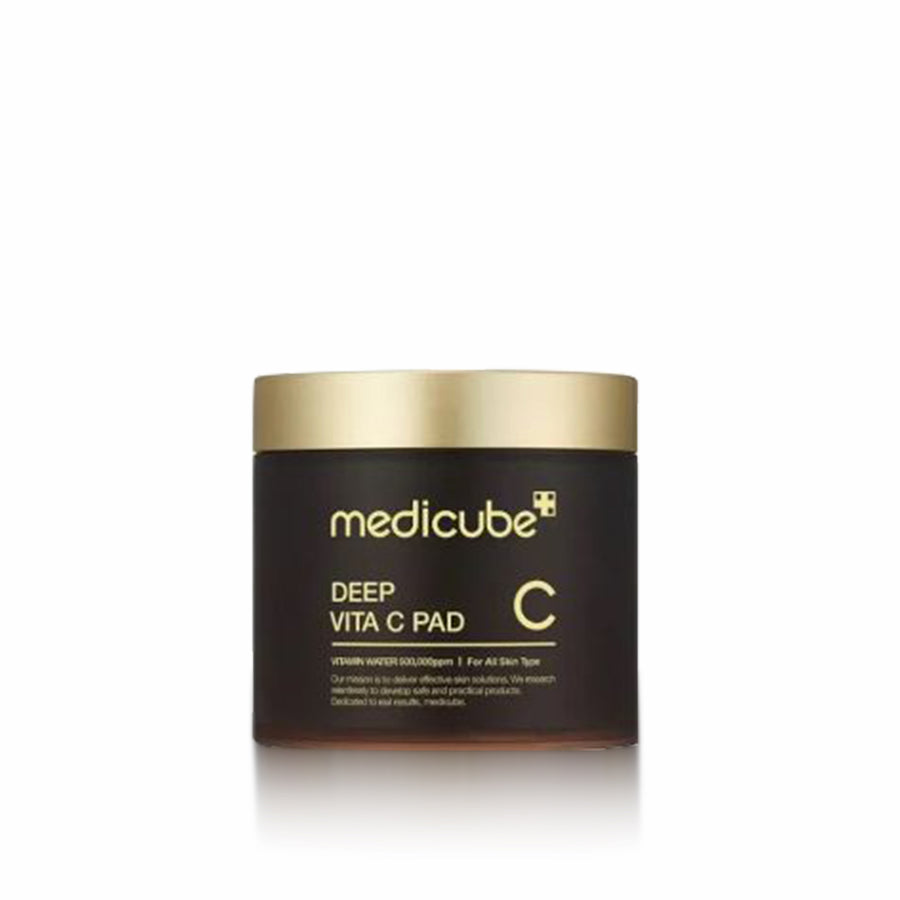 MEDICUBE Deep Vita C Pad 150g 70pcs brightening and exfoliating toner pads for smooth and radiant skin