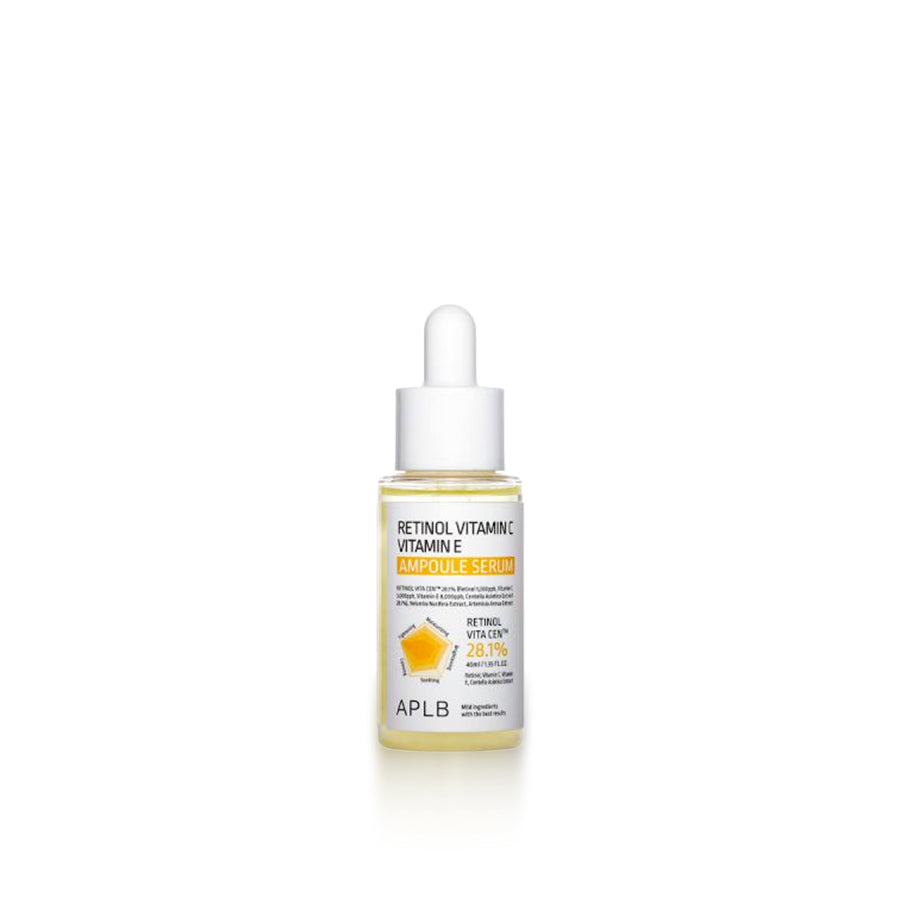 APLB Retinol Vitamin C Vitamin E Ampoule Serum - 40ml