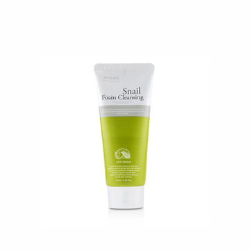 3W CLINIC Snail Foam Cleansing 100ml facial cleanser with snail extract for deep cleansing and smooth skin