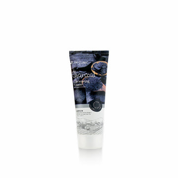 3W Clinic Charcoal Cleansing Foam 100ml deep cleansing facial foam with charcoal for clear and refreshed skin