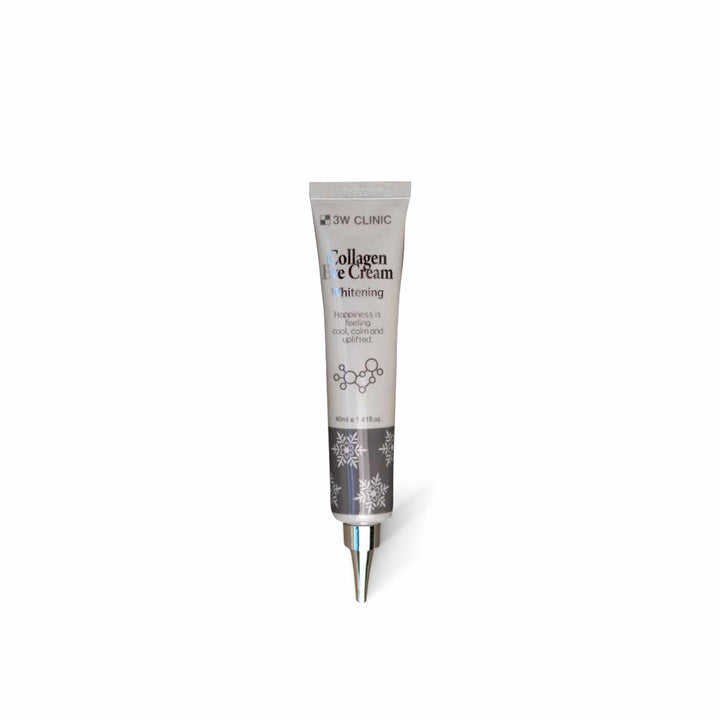 3W Clinic Collagen Whitening Eye Cream for reducing dark circles and moisturizing under eyes