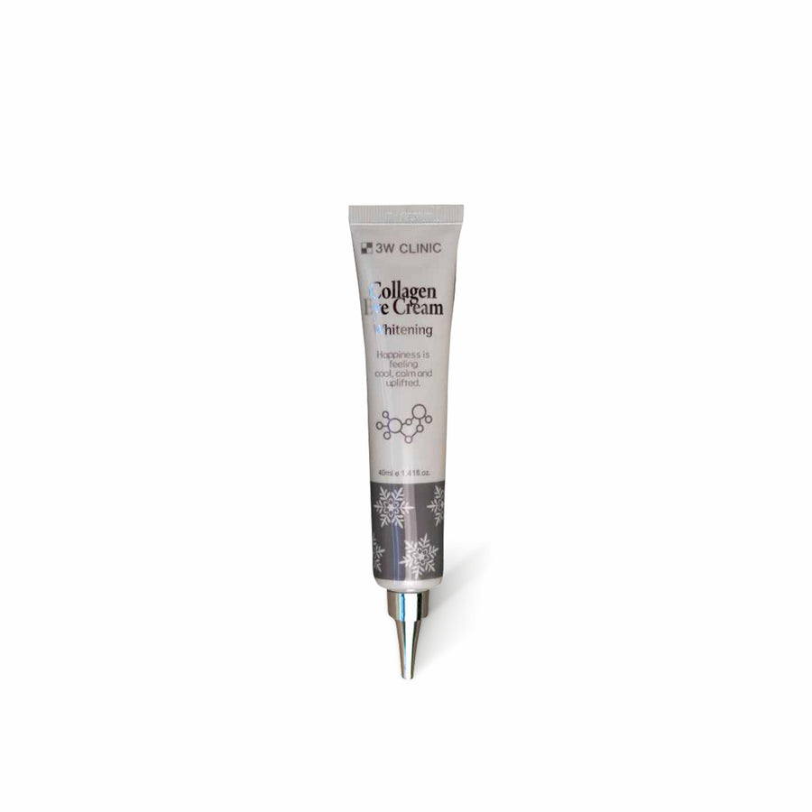 3W Clinic Collagen Whitening Eye Cream for reducing dark circles and moisturizing under eyes