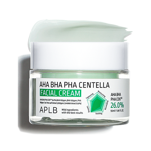 APLB AHA BHA PHA Centella Facial Cream 55ml