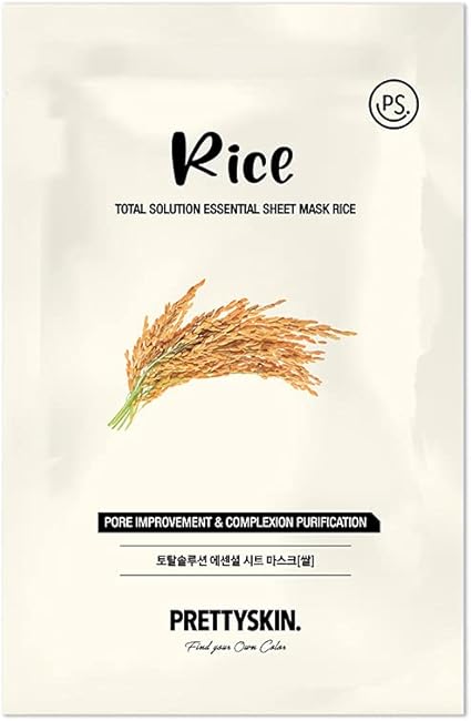 PRETTYSKIN - Rice Sheet Mask