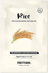 PRETTYSKIN - Rice Sheet Mask
