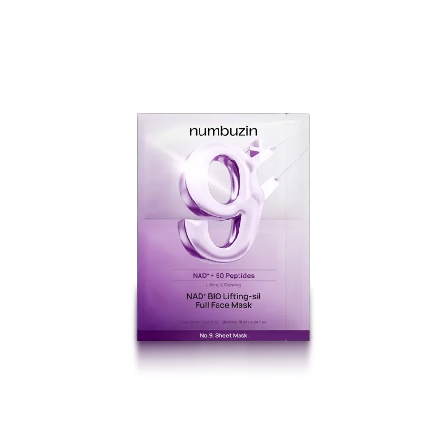 NUMBUZIN No.9 NAD Bio Lifting-sil Face Mask - PACK OF 4