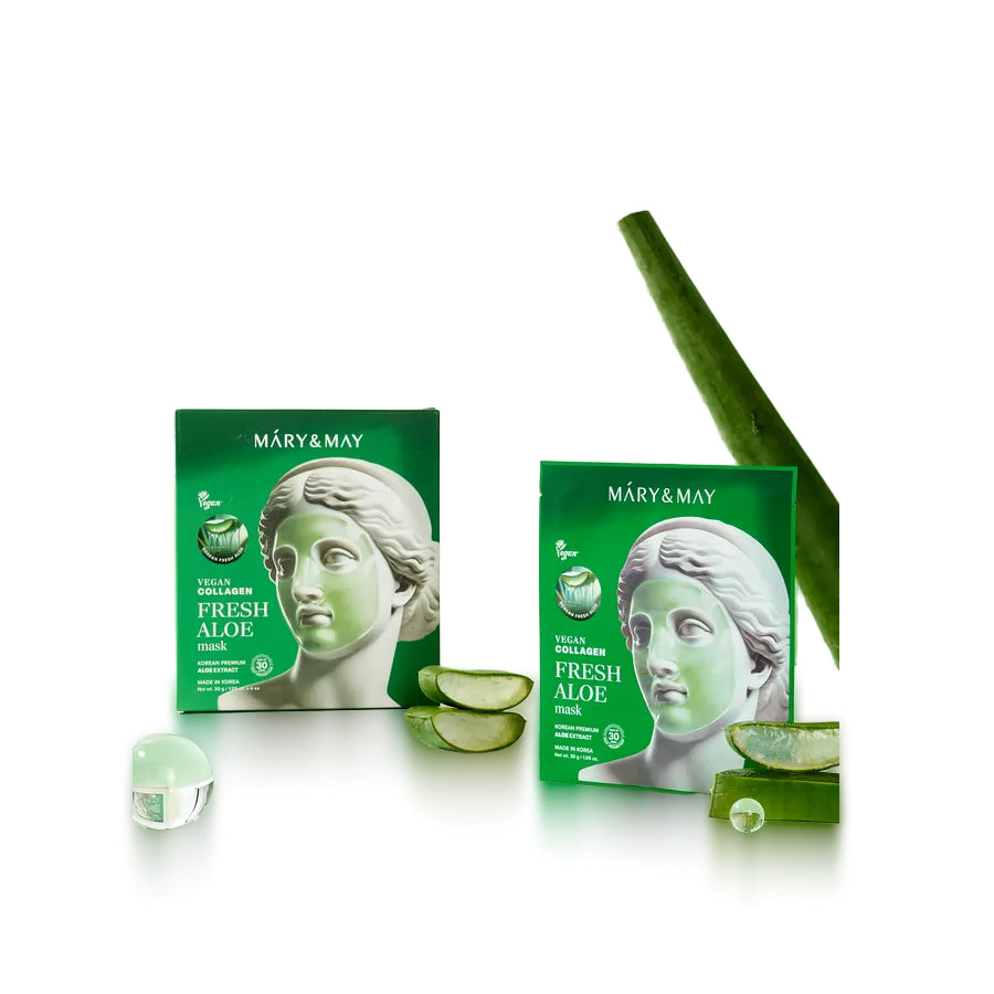 Mary & May - Vegan Collagen Fresh Aloe Mask
