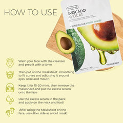 THE FACE SHOP - REAL NATURE FACE MASK WITH AVOCADO EXTRACT