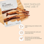 THE FACE SHOP Real Nature Face Mask Red Ginseng 20g