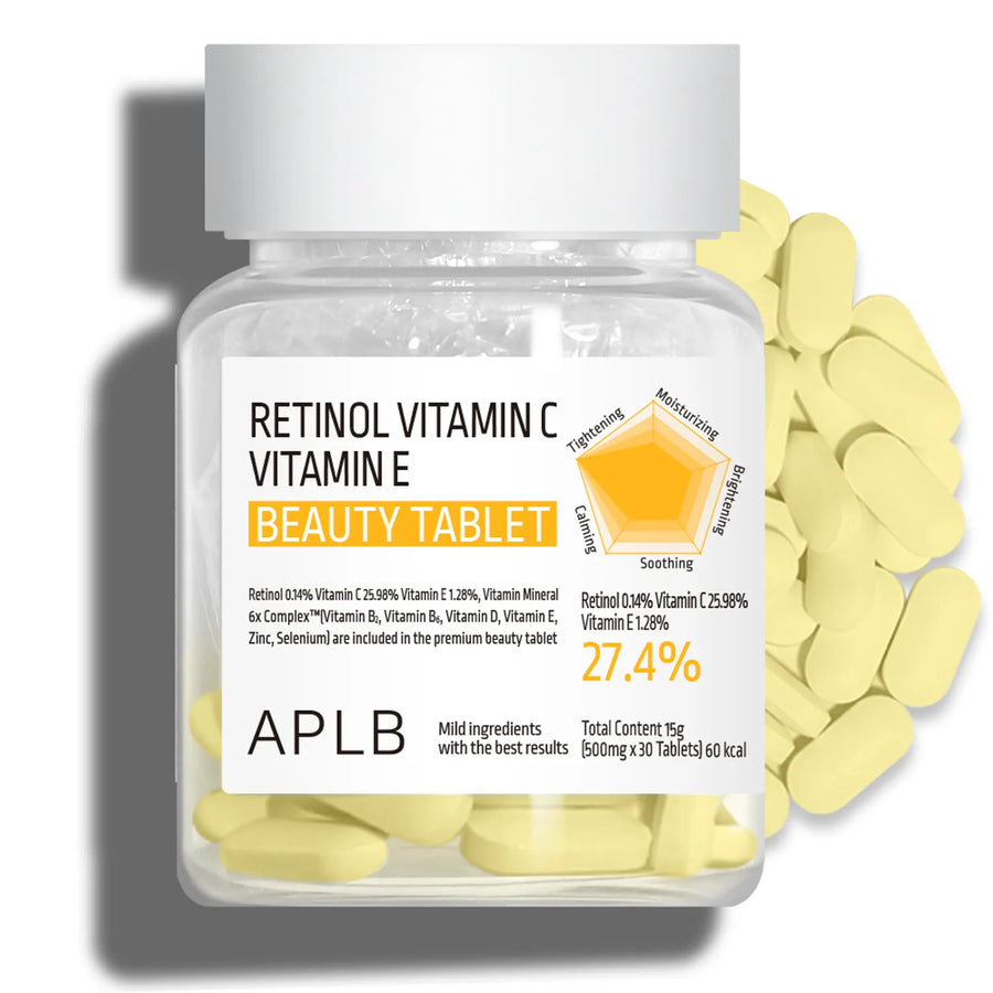 APLB Retinol Vitamin C Vitamin E Beauty Tablet