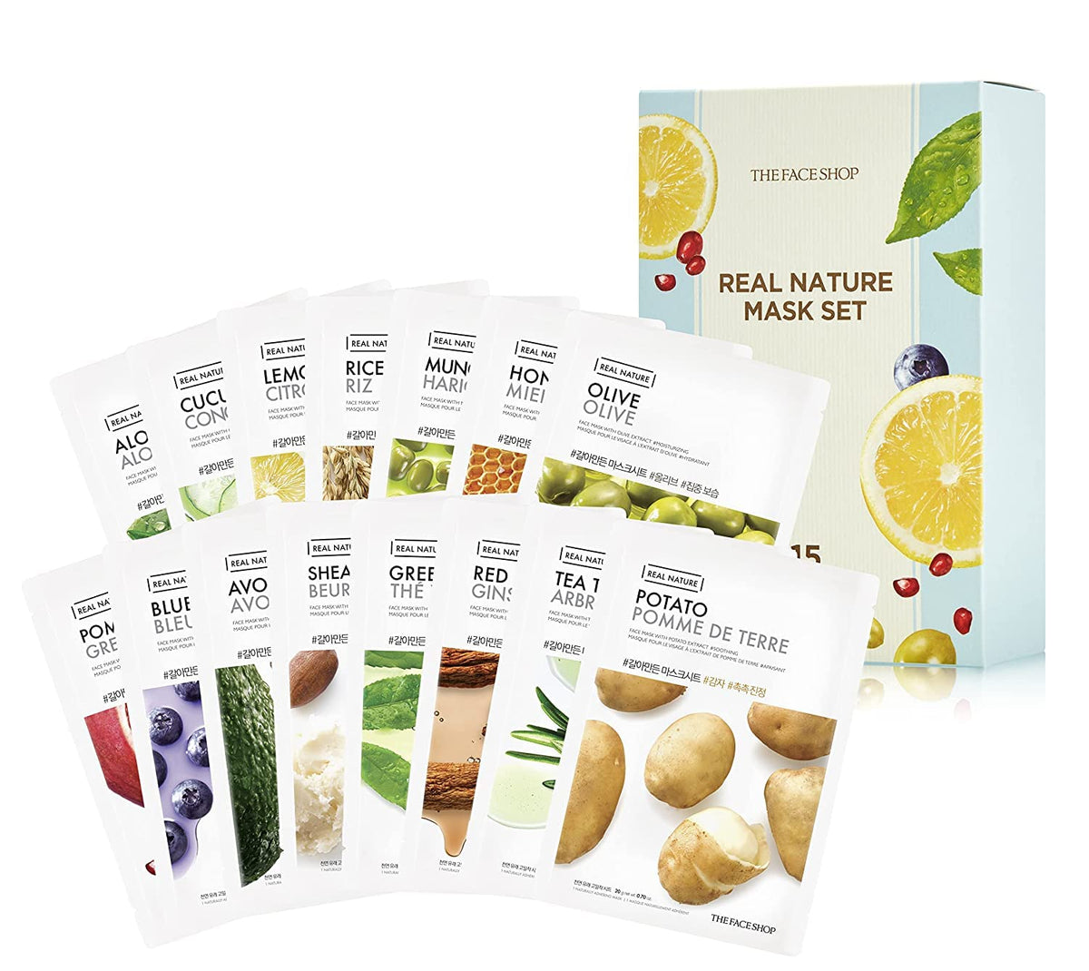 THE FACE SHOP - REAL NATURE FACE MASK WITH SHEA BUTTER EXTRACT