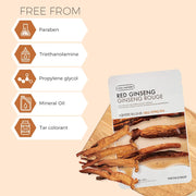 THE FACE SHOP Real Nature Face Mask Red Ginseng 20g