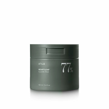 ANUA Heartleaf 77% Toner Pad 160ml for soothing, hydrating, and gently exfoliating sensitive or irritated skin