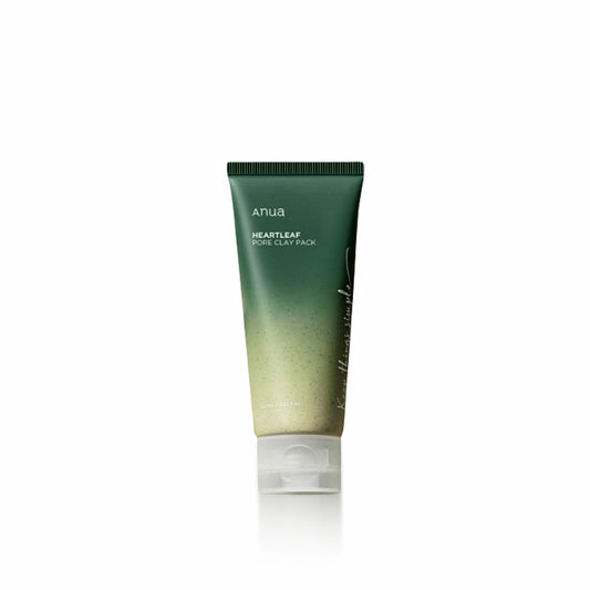 ANUA Heartleaf Pore Clay Pack 100ml for deep pore cleansing, soothing irritated skin, and controlling excess oil
