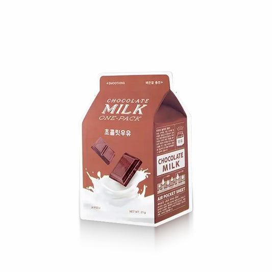 APIEU Chocolate Milk One Mask 21g soothing and moisturizing sheet mask for smooth and nourished skin