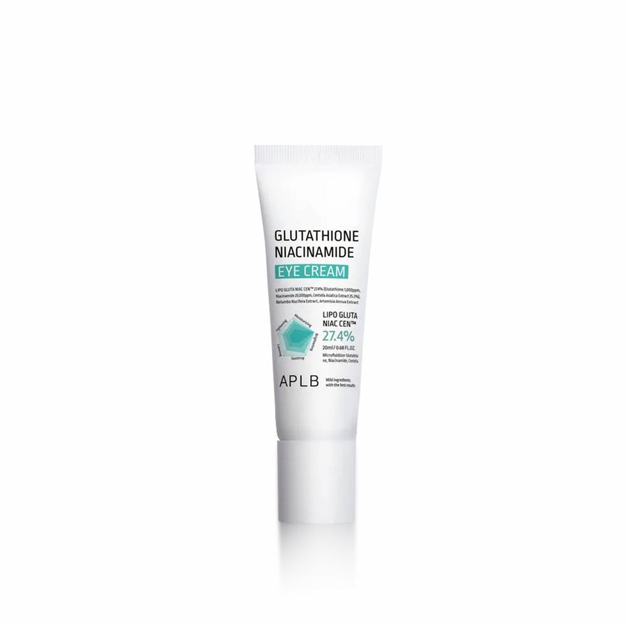 APLB Glutathione Niacinamide Eye Cream 20ml brightening and anti-aging eye cream for dark circles and fine lines
