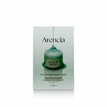 ARENCIA Holy Hyssop Sheet Mask 1pc soothing and hydrating sheet mask for calm and nourished skin