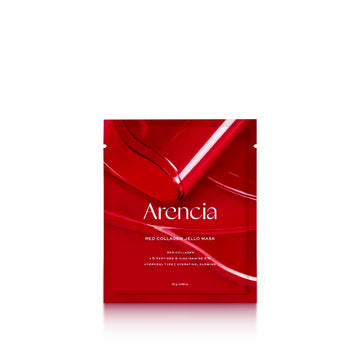 ARENCIA Red Collagen Jello Mask 1pc hydrating and firming sheet mask for smooth and nourished skin