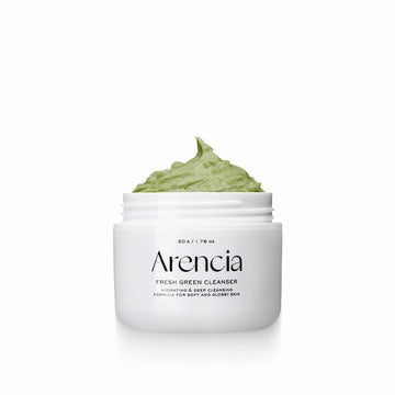 ARENCIA Fresh Green Rice Mochi Cleanser for gentle cleansing, brightening, and removing impurities from the skin