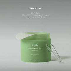 ABIB- Heartleaf Spot Pad Calming Touch (80pc)150ml