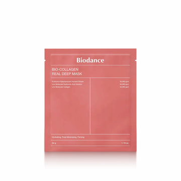 BIODANCE Collagen Real Deep Mask Sheet 34g for firming, hydrating, and improving skin elasticity