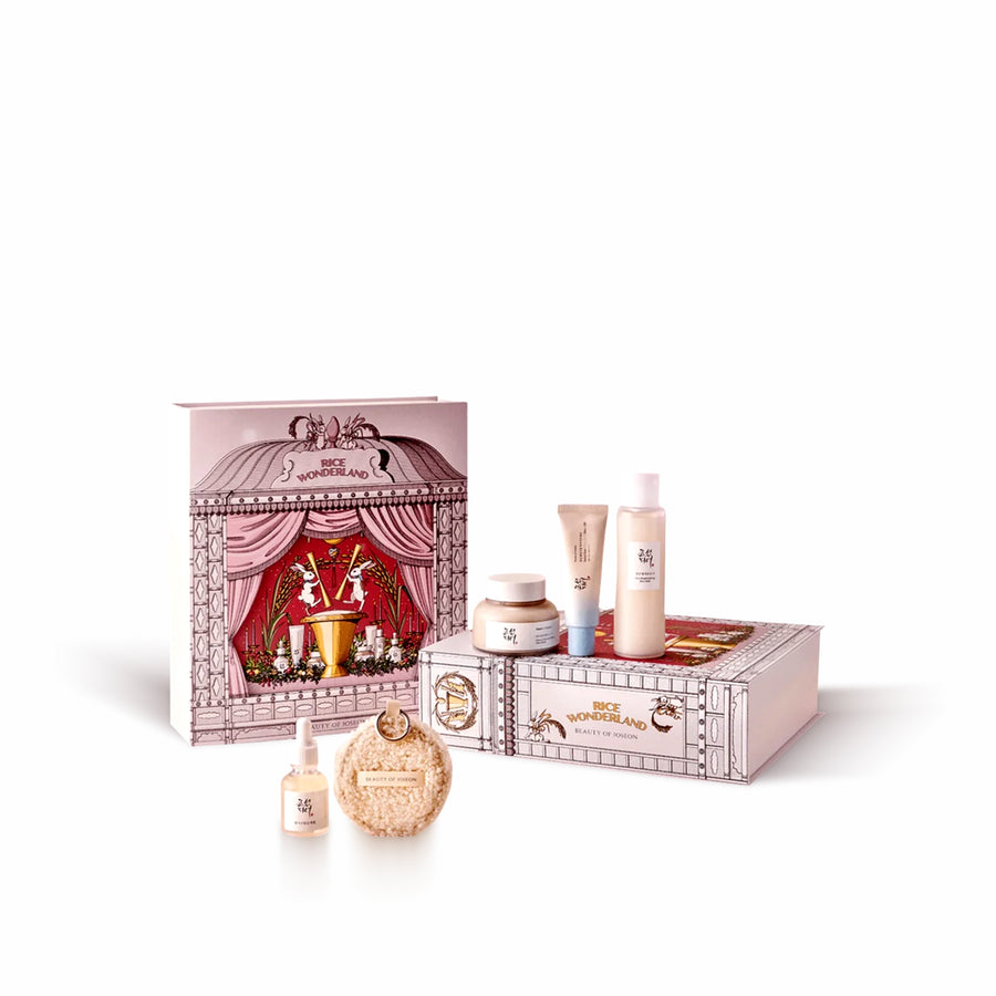 Beauty of Joseon Rice Wonderland Limited Set for brightening, hydrating, and nourishing skin with a complete skincare routine