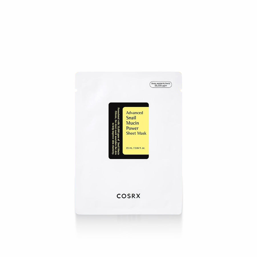 COSRX Advanced Snail Mucin Power Essence Sheet Mask 1pc hydrating and repairing sheet mask for smooth and nourished skin