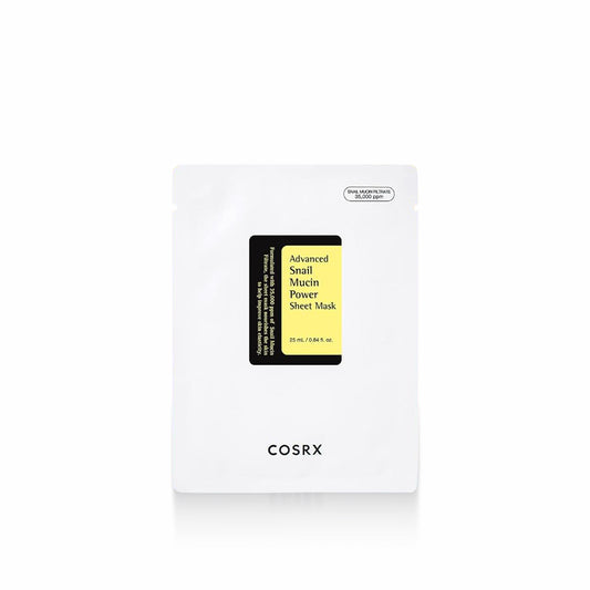 COSRX Advanced Snail Mucin Power Essence Sheet Mask 1pc hydrating and repairing sheet mask for smooth and nourished skin