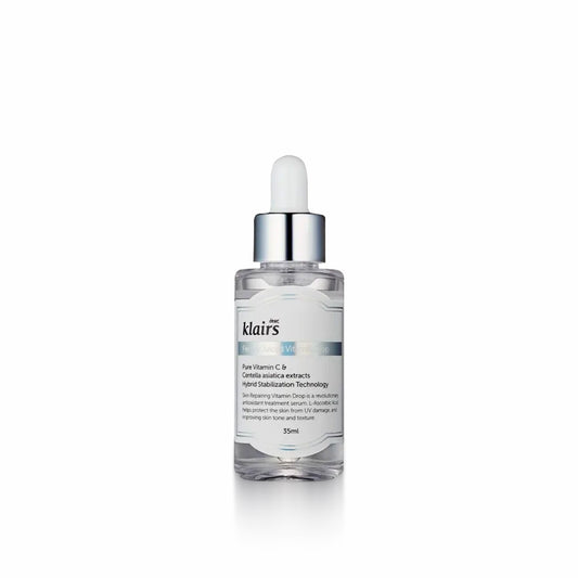 DEAR, KLAIRS Freshly Juiced Vitamin Drop 35ml for brightening, reducing dark spots, and revitalizing dull skin