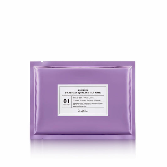 DR. ALTHEA Squalane Silk Mask for deep hydration, soothing dry skin, and enhancing skin elasticity