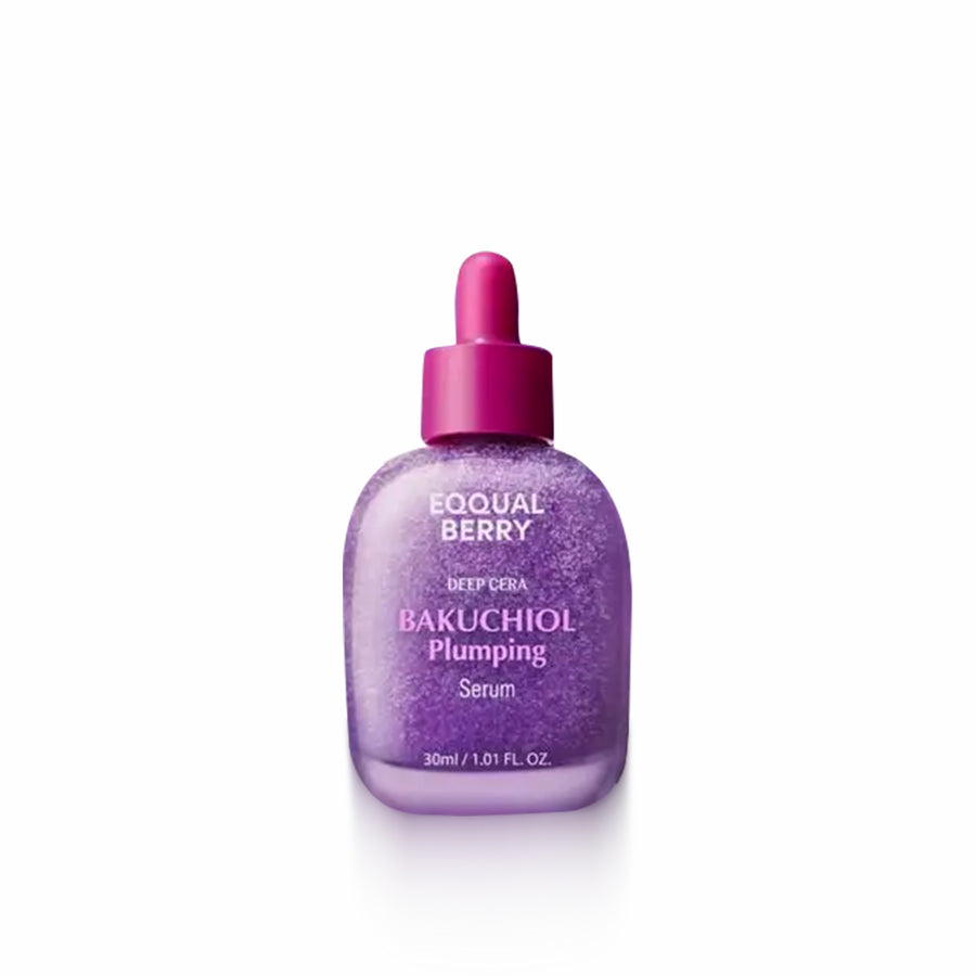 EQQUALBERRY Bakuchiol Plumping Serum 30ml for firming, smoothing, and youthful-looking skin