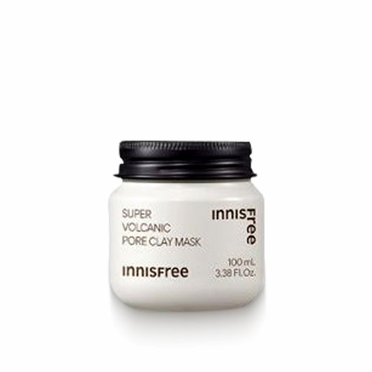 INNISFREE Super Volcanic Pore Clay Mask 20ml for deep pore cleansing, controlling excess oil, and smoothing skin texture