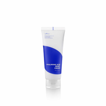 ISNTREE Hyaluronic Acid Moist Cream 100ml for deep hydration, soothing dry skin, and maintaining a healthy moisture balance