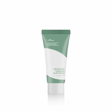 ISNTREE Mugwort Calming Clay Mask Mini 20ml for soothing, detoxifying, and controlling excess oil on sensitive or irritated skin