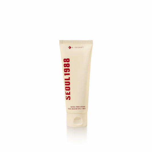 KSECRET SEOUL 1988 Cream Snail Mucin 93% + Rice 100ml nourishing and repairing cream for smooth and hydrated skin