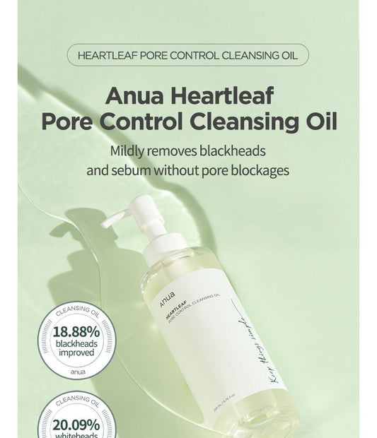 ANUA - Heartleaf Pore Control Oil Facial Cleanser