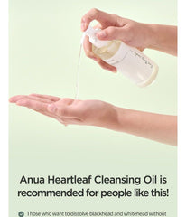 ANUA - Heartleaf Pore Control Oil Facial Cleanser