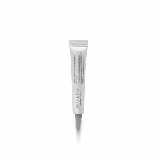 MARY AND MAY Tranexamic Acid Eye Cream for brightening dark circles, reducing puffiness, and nourishing the under-eye area
