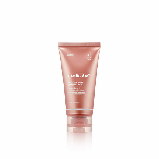 MEDICUBE Collagen Night Wrapping Mask 75ml for firming, hydrating, and improving skin elasticity overnight