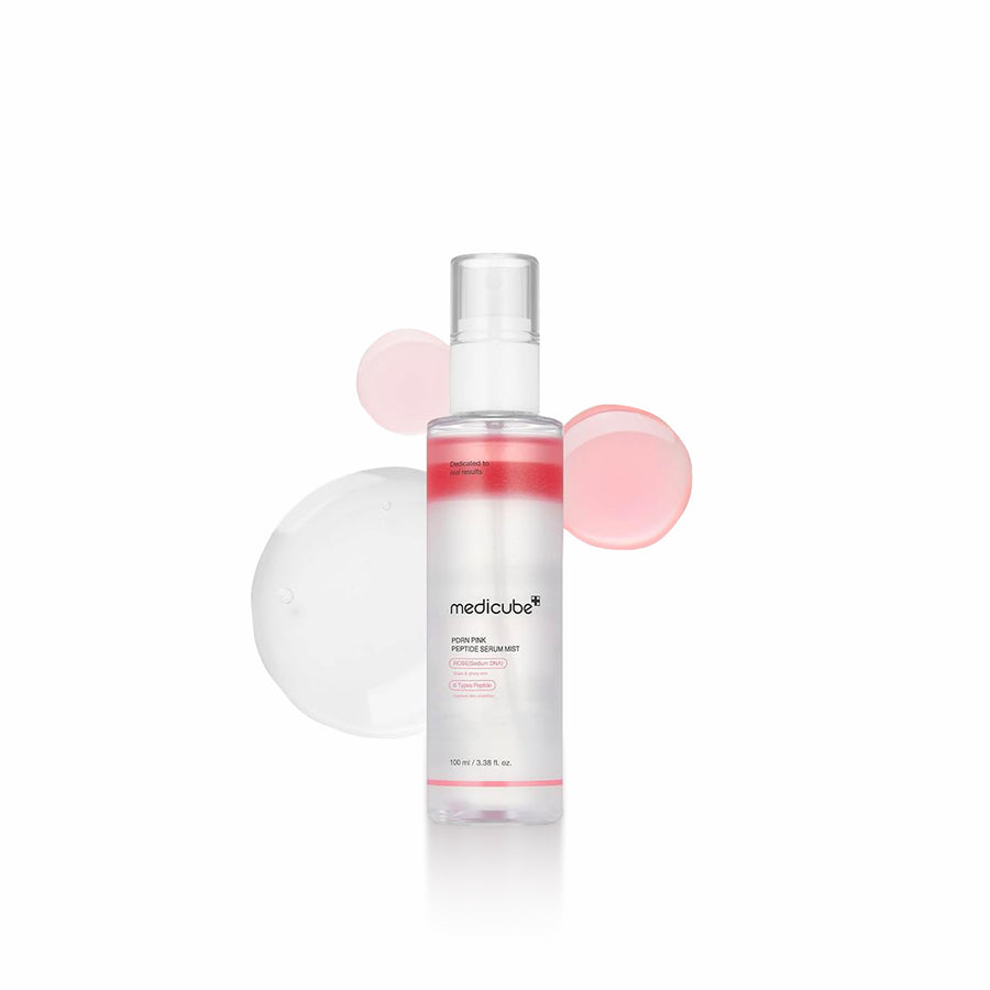 MEDICUBE PDRN Pink Glutathione Serum Mist 100ml hydrating and brightening facial mist for refreshed and glowing skin