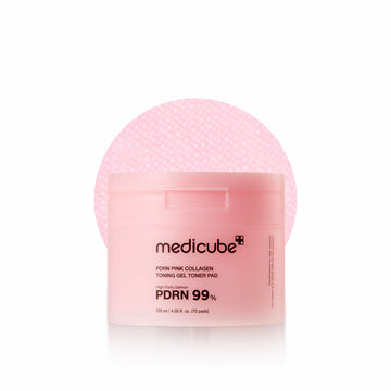 MEDICUBE Salmon DNA PDRN Pink Collagen Jelly Pad Korean Gel Toner Pads hydrating and soothing toner pads for smooth and nourished skin