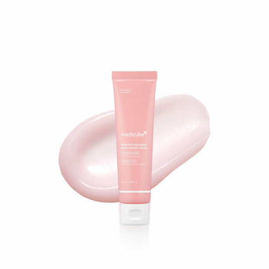MEDICUBE Salmon DNA PDRN Pink Hyaluronic Moisturizing Cream hydrating and nourishing cream for soft, smooth, and radiant skin