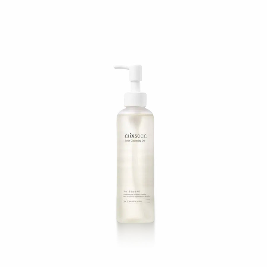 MIXSOON Bean Cleansing Oil Jumbo 195ml for gentle makeup removal, deep cleansing, and nourishing skin