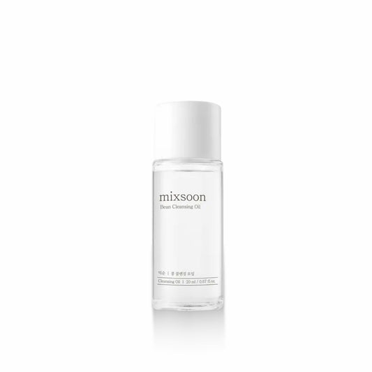 MIXSOON Bean Cleansing Oil Mini 20ml for gentle makeup removal, deep cleansing, and nourishing the skin