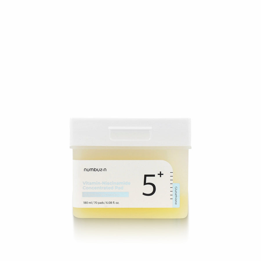 NUMBUZIN No.5 Vitamin-Niacinamide Concentrated Pad (70ea) 180ml for brightening, exfoliating, and improving skin texture