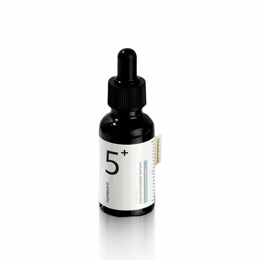 NUMBUZIN No.5 Vitamin Concentrated Serum 30ml for brightening skin, reducing dark spots, and nourishing a healthy complexion