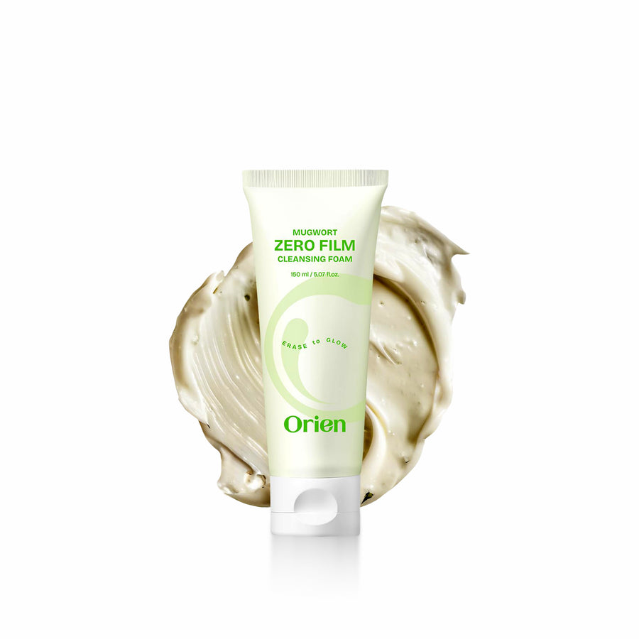 ORIEN Mugwort Zero Film Cleansing Foam 150ml gentle facial cleanser with mugwort for soothing and refreshed skin