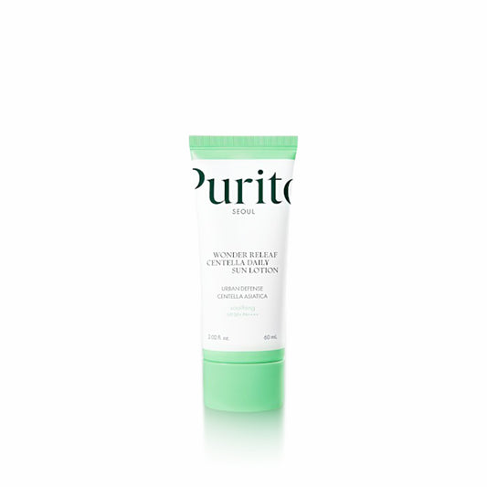 PURITO SEOUL Wonder Releaf Centella Daily Sun Lotion SPF50+ PA++++ 60ml for sun protection and soothing sensitive skin