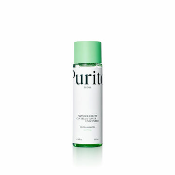 PURITO SEOUL Wonder Releaf Centella Toner Unscented Mini 30ml for soothing, hydrating, and calming sensitive or irritated skin